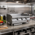Thumbnail image #2 for RedHots Chef's Line 36-Inch Countertop Natural Gas Griddle with 3/4-Inch Smooth Polished Steel Plate, 94,000 BTU