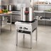 Thumbnail image #2 for Supreme 18-Inch Stainless Steel Stock Pot Stove with Three-Ring Burner