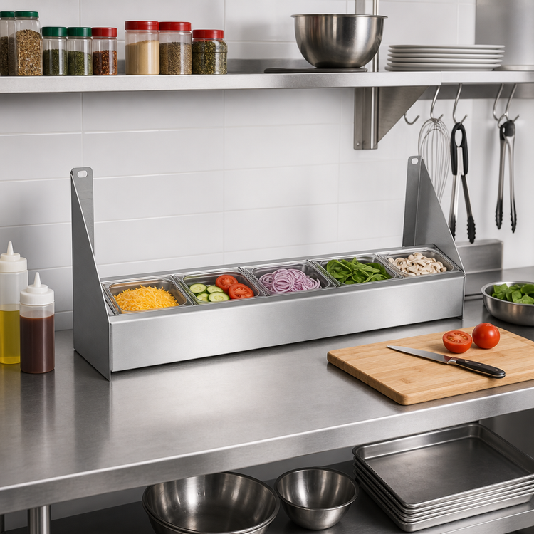 Product image #2 for CHOICE 53-Inch Single Stainless Steel Speed Rail