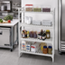 Thumbnail image #3 for Cambro Camshelving Premium 4-Tier Vented Stationary Polymer Shelving Starter Unit, 18 in. D x 48 in. L x 64 in. H