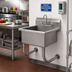 Thumbnail image #2 for Advance Tabco 1-Station Wall-Mounted Service Sink with K-159 Gooseneck Faucet