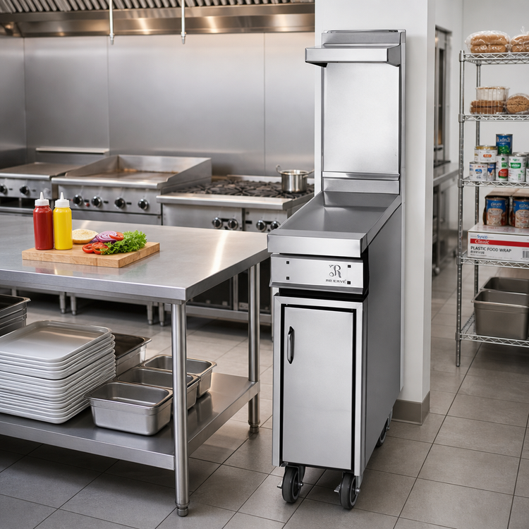Product image #2 for Titan JTPR-24-SD 24 Inch Stainless Steel Spreader Cabinet with Insulated Doors