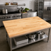 Thumbnail image #2 for John Boos Boos Block Blended Edge Grain Maple Kitchen Countertop, 84 x 38 x 1-1/2 Inches, Penetrating Oil Finish