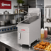 Thumbnail image #2 for Omcan Commercial Countertop LP Gas Deep Fryer, 15 lb Capacity, 2-Burner, Stainless Steel