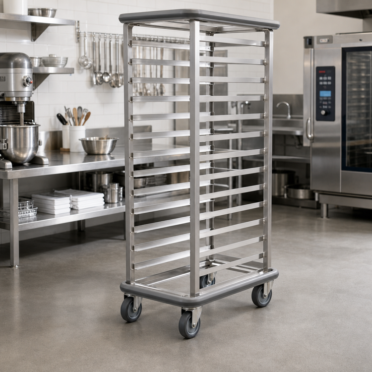 Product image #2 for Restaurant Rack Perimeter Bumper, Non-Marking Gray, Adds 2 Inches to Overall Dimensions