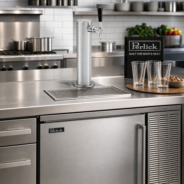 Product image #2 for Perlick Draft Arm Style Beer Dispensing Kit with 1 Faucet for H Series Cabinets