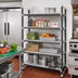 Thumbnail image #2 for Cambro Camshelving Elements XTRA 5-Tier Stationary Starter Unit, 24 x 72 x 64 Inches, Vented Polymer Shelving, Speckled Gray