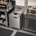 Thumbnail image #2 for Krowne Royal Series Underbar Waste Sink Unit with Cabinet Base, 18 Inch W x 24 Inch D, 14 x 10 x 10 Sink, Electronic Faucet