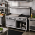 Thumbnail image #2 for Garland G Starfire Pro 60-Inch Gas Restaurant Range with 4 Open Burners, 36-Inch Griddle, Standard Oven, and Storage Base