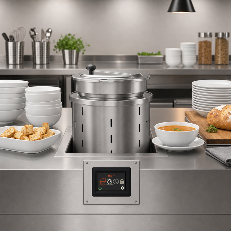Product image #2 for Hatco SWB-11QT Built-In Dry Soup Well, 11 Quart, 120V