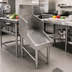 Thumbnail image #2 for Eagle Group Spec-Bar Freestanding Recessed Workboard with Perforated Stainless Steel Insert, 24 x 29 Inches