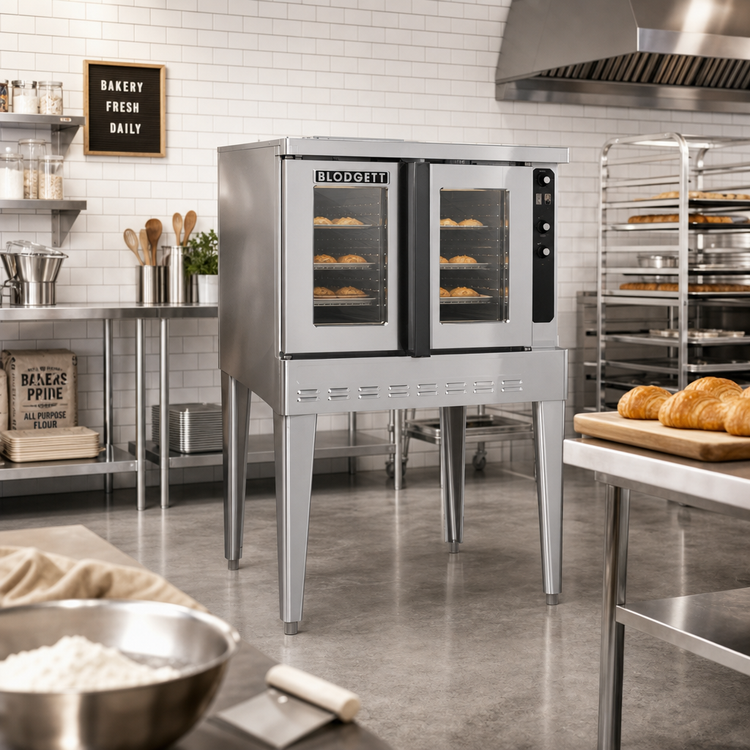 Product image #2 for Blodgett Premium Series DFG-200 SGL Single-Deck Full-Size Bakery Depth Gas Convection Oven