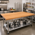 Thumbnail image #2 for John Boos Appalachian Red Oak Island Countertop, 132 x 38 Inches, 1-1/2 Inch Thick, Varnique Finish