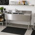 Thumbnail image #2 for Eagle Group 1800 Series 3-Compartment Underbar Sink with Right Drainboard, 48 x 20 x 33-1/2 Inches, 304 Stainless Steel