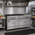 Thumbnail image #2 for Southbend Ultimate 60-Inch Gas Restaurant Range with 4 Pyromax Burners, 24-Inch Griddle, and 2 Standard Ovens