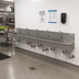 Thumbnail image #2 for Advance Tabco 5-Station Wall-Mounted Knee-Operated Hand Wash Sink, 100 Inch Wide