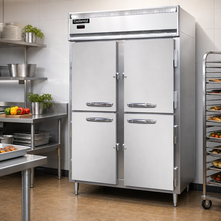 Product image #2 for Continental Refrigerator DL2W-HD Designer Line Two-Section Heated Holding Cabinet