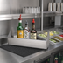 Thumbnail image #2 for Advance Tabco Special Value Underbar Basics 30-Inch Single-Tier Stainless Steel Speed Rail, 7-8 Bottle Capacity