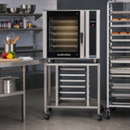 Thumbnail image #2 for Moffat Turbofan E35T6-26 Full-Size Electric Countertop Convection Oven, 6-Pan Capacity, Touchscreen Controls, Steam Injection
