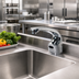 Thumbnail image #2 for Advance Tabco K-183 Touchless Electronic Single-Hole Deck-Mount Faucet with 4-11/16-Inch Fixed Spout