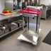 Thumbnail image #2 for Carter-Hoffmann CTD1222 Cantilever Mobile Tray Dispenser for 12 x 22 Inch Trays, 1 Stack