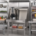 Thumbnail image #2 for Advance Tabco Prestige Signature Series 24-Inch x 10-Inch Stainless Steel Blender Shelf with 15A-120V Duplex Outlet