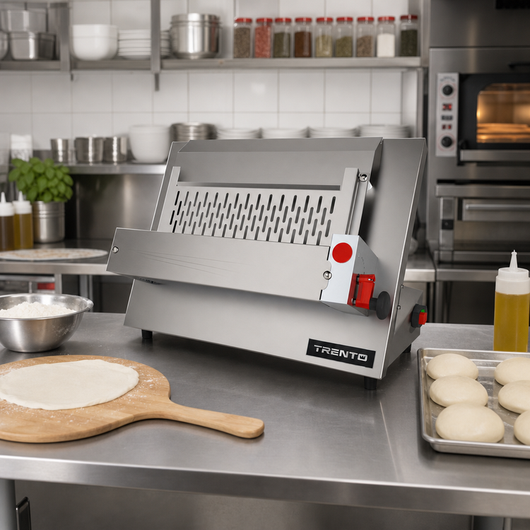 Product image #2 for Pizza Moulder Dough Roller, 15-Inch Roller, 0.5 HP, 110V Bench Model
