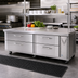 Thumbnail image #2 for Victory Refrigeration CBR84HC 84 Inch Two-Section Chef Base Refrigerator with V-Core Technology