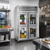 Thumbnail image #2 for SPEC SERIES Pass-Thru Two-Section Glass Door Reach-In Refrigerator