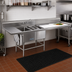 Thumbnail image #2 for Spec-Master FNP Series Two-Compartment Stainless Steel Prep Sink with Left Drainboard and 48-inch Prep Area