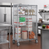 Thumbnail image #2 for Metro Super Erecta qwikSLOT Mobile Wire Security Cage, Chrome Plated Finish