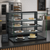 Thumbnail image #2 for Structural Concepts Reveal® Full-Service Countertop Non-Refrigerated Pastry Display Case, 47-3/4 Inch Wide, 3 Adjustable Glass Shelves