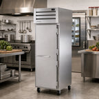 Thumbnail image #2 for True Mfg. - General Foodservice SPEC SERIES STA1RPT-1S-1G-HC 1-Section Pass-Thru Reach-In Refrigerator, Solid Front/Glass Rear Doors