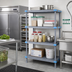 Thumbnail image #2 for Millenia 36-Inch Wide x 24-Inch Deep x 74-Inch High Gray Polymer Stationary Starter Shelving Unit