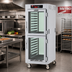 Thumbnail image #2 for Metro C5 8 Series Full-Height Pass-Thru Controlled Temperature Holding Cabinet with Touchscreen Controls, Dutch Glass Doors, and 17-Pan Capacity