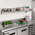 Thumbnail image #2 for Eagle Group 108-Inch x 10-Inch Wall-Mounted Shelf, 14 Gauge Type 304 Stainless Steel