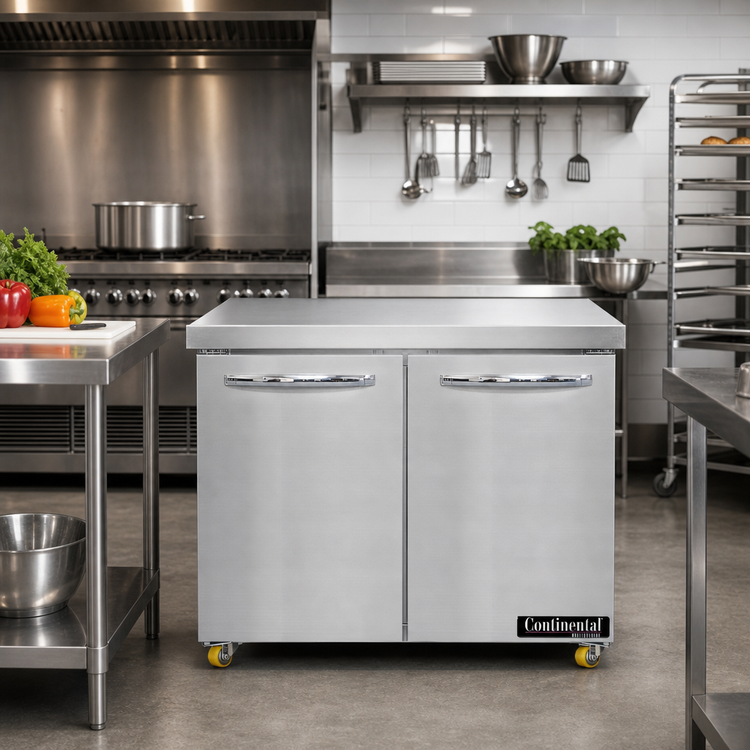 Product image #2 for Continental Refrigerator Designer Line DF36N-U 36" Two-Section Undercounter Freezer