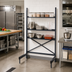 Thumbnail image #2 for Metro SmartLever Stationary Cantilevered Shelving Starter Kit Base for 42