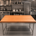 Thumbnail image #2 for John Boos Boos Block 60 in. x 38 in. x 2-1/4 in. Edge Grain American Cherry Kitchen Countertop, Oil Finish