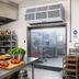 Thumbnail image #2 for Berner Sanitation Certified High Performance 7 Ambient (Unheated) Air Curtain, 108-Inch Long, 3-Motor, for Doors Up to 7 Feet High