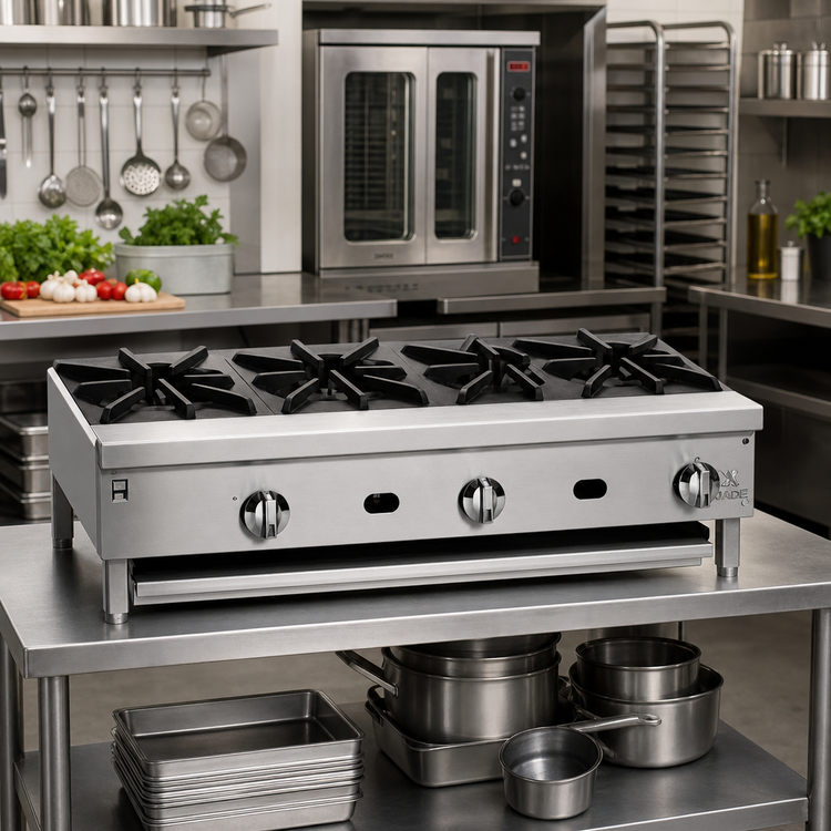 Product image #2 for Jade Range Supreme JHP-848 48-Inch 8-Burner Countertop Gas Hot Plate