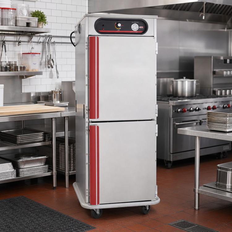 Product image #3 for Carter-Hoffmann hotLOGIX HL7-1812 Full Height Insulated Stainless Steel Heated Holding Cabinet, 24 Pan Capacity