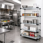 Thumbnail image #2 for Quantum WR63-2160SG-5 Solid Shelving Starter Unit, Stationary, 60"W x 21"D x 63"H, 5-Shelf