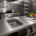 Thumbnail image #2 for Eagle Group Self-Rimming Drop-In Sink, No Deck, Single Compartment, 14 x 16 x 9.5-Inch Bowl, Stainless Steel, Top or Bottom Mount