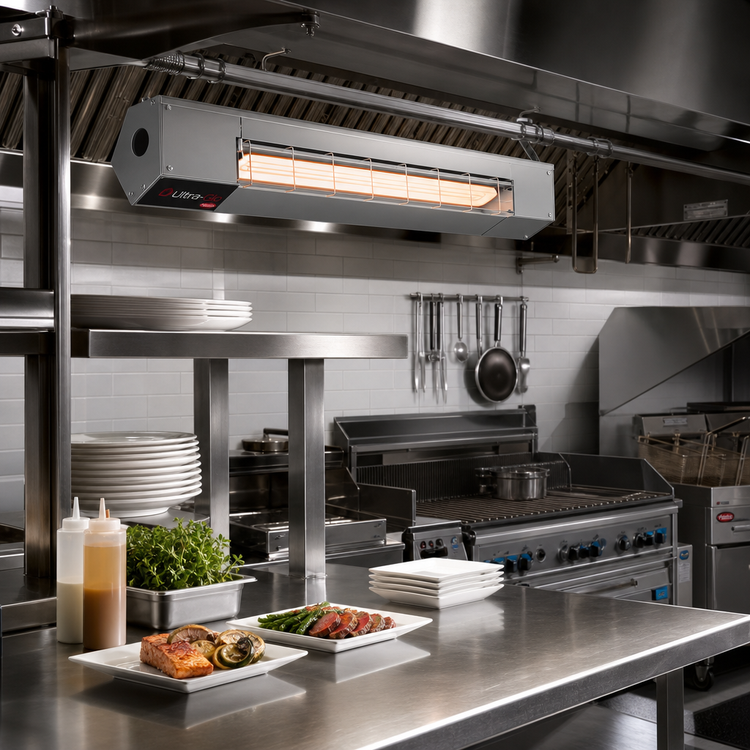 Product image #2 for Hatco Ultra-Glo 54-Inch High Watt Single Ceramic Infrared Strip Heater