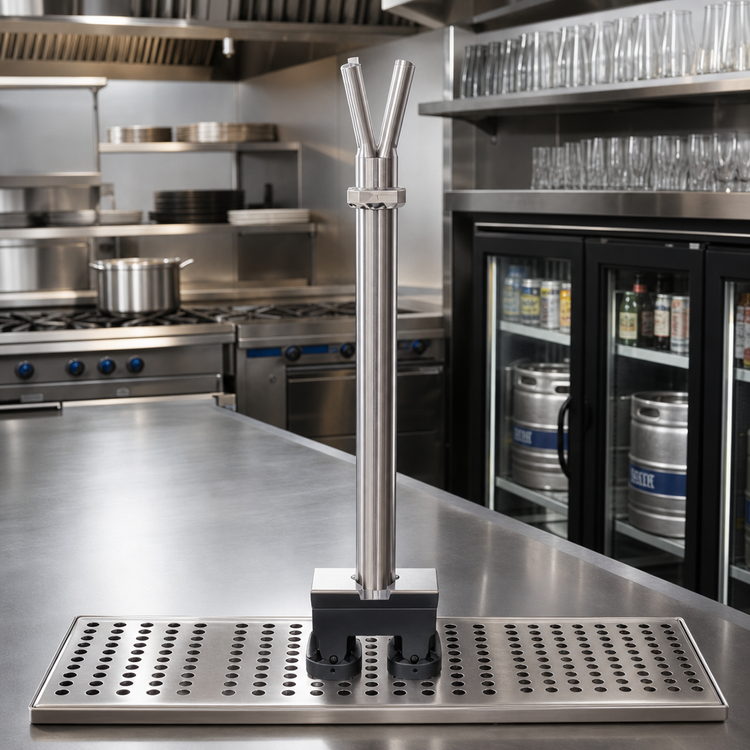 Product image #2 for Commercial Dual Tap Beer Shank, 12-Inch x 3/16-Inch ID