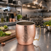 Thumbnail image #2 for 192 oz Hammered Copper Moscow Mule Mug with Handle