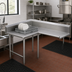 Thumbnail image #2 for John Boos Pro-Bowl L-Shaped Corner Clean Dish Table, 60