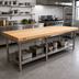 Thumbnail image #2 for John Boos Boos Block 72-Inch x 27-Inch Edge Grain Maple Kitchen Countertop, 1-1/2-Inch Thick, Varnique Finish