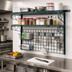 Thumbnail image #2 for Quantum Store Grid Medium-Duty Wall-Mounted Shelving Starter Kit